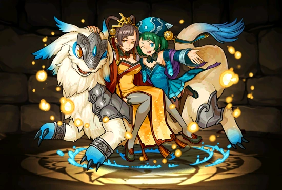 Da Qiao & Xiao Qiao | Puzzle & Dragons Wiki | Fandom