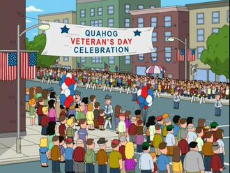 Quahog en el dia del veterano