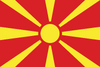 Bandeira da Macedônia do Norte (CNO)