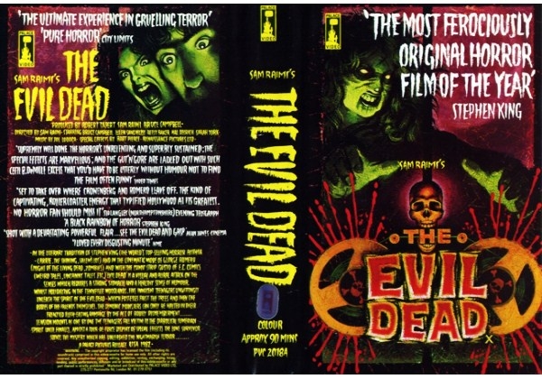 The Evil Dead VHS Video (1981) PVC2018A – Horror Stock