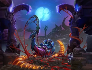 "My precious harbinger began what I will finish. I cannot be stopped."