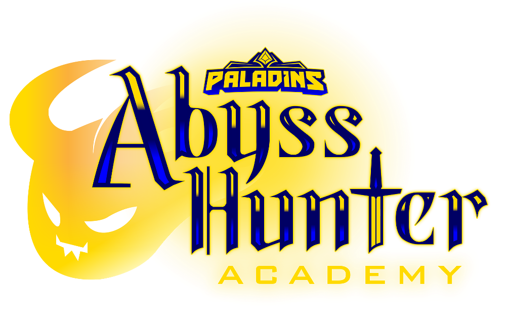 Академия охотников. Abyss Chaser. Abyssal Hunters. Paladins logo PNG.