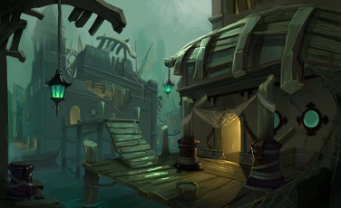 "The Realm's most notorious hideout for crooks and scoundrels. And he runs it."