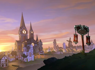 "Welcome to the village of Seris -- a quaint town harboring an ancient, dark evil. Do you dare discover what lurks beyond the charming surface?"