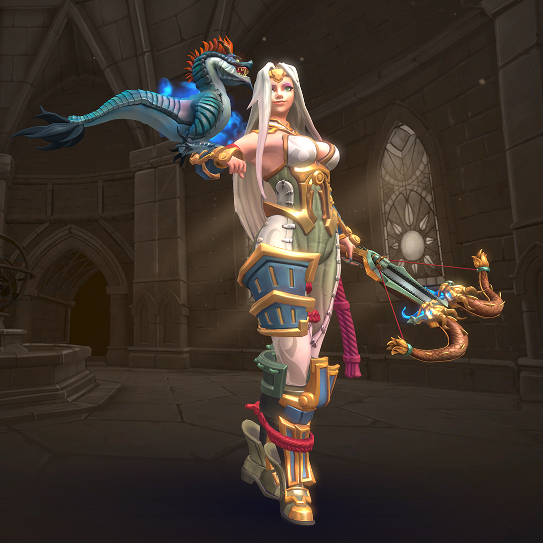 Dragoncaller Cassie Collection Official Paladins Wiki 
