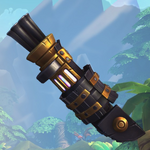 Ruckus Weapon Golden Miniguns