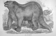 Reconstruction by Samuel Griswold Goodrich from Illustrated Natural History of the Animal Kingdom