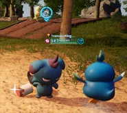 A Depresso transporting some Milk by dragging it along the ground.