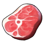 Mozzarina meat, which is dropped upon killing or capturing a Mozzarina