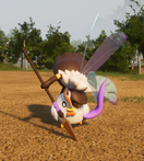 Chikipi rescuing a Beegarde