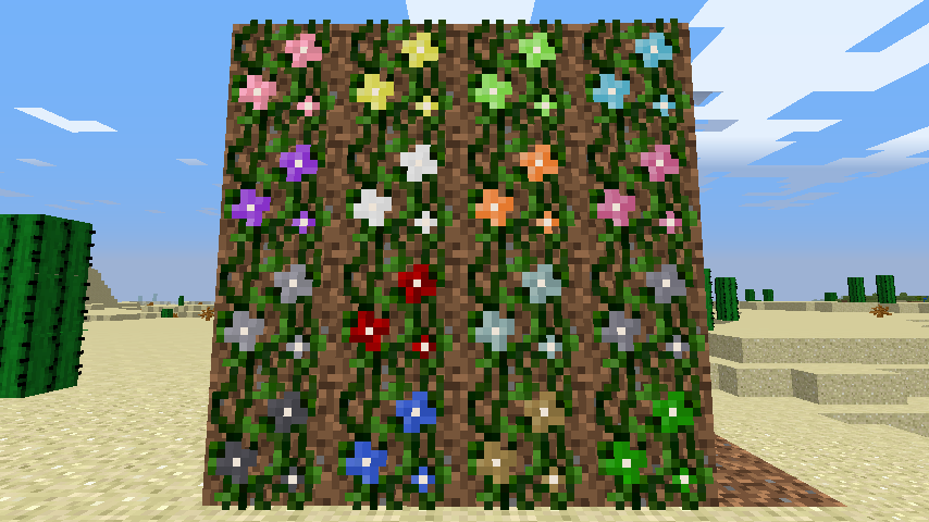 Creeper Flowers : r/Minecraft