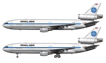 herpa PAM AM McDonnell Douglas DC-10-30（Aviation 1:200 Pan