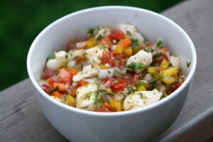 Ceviche de corvina