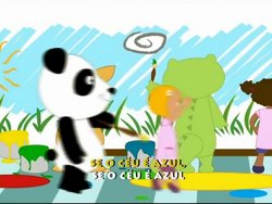 O Rei Mandou (Simon Says), Panda Vai Á Escola Wiki