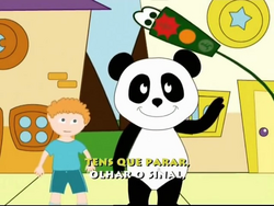 O Rei Mandou (Simon Says), Panda Vai Á Escola Wiki