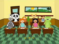 O Rei Mandou (Simon Says), Panda Vai Á Escola Wiki