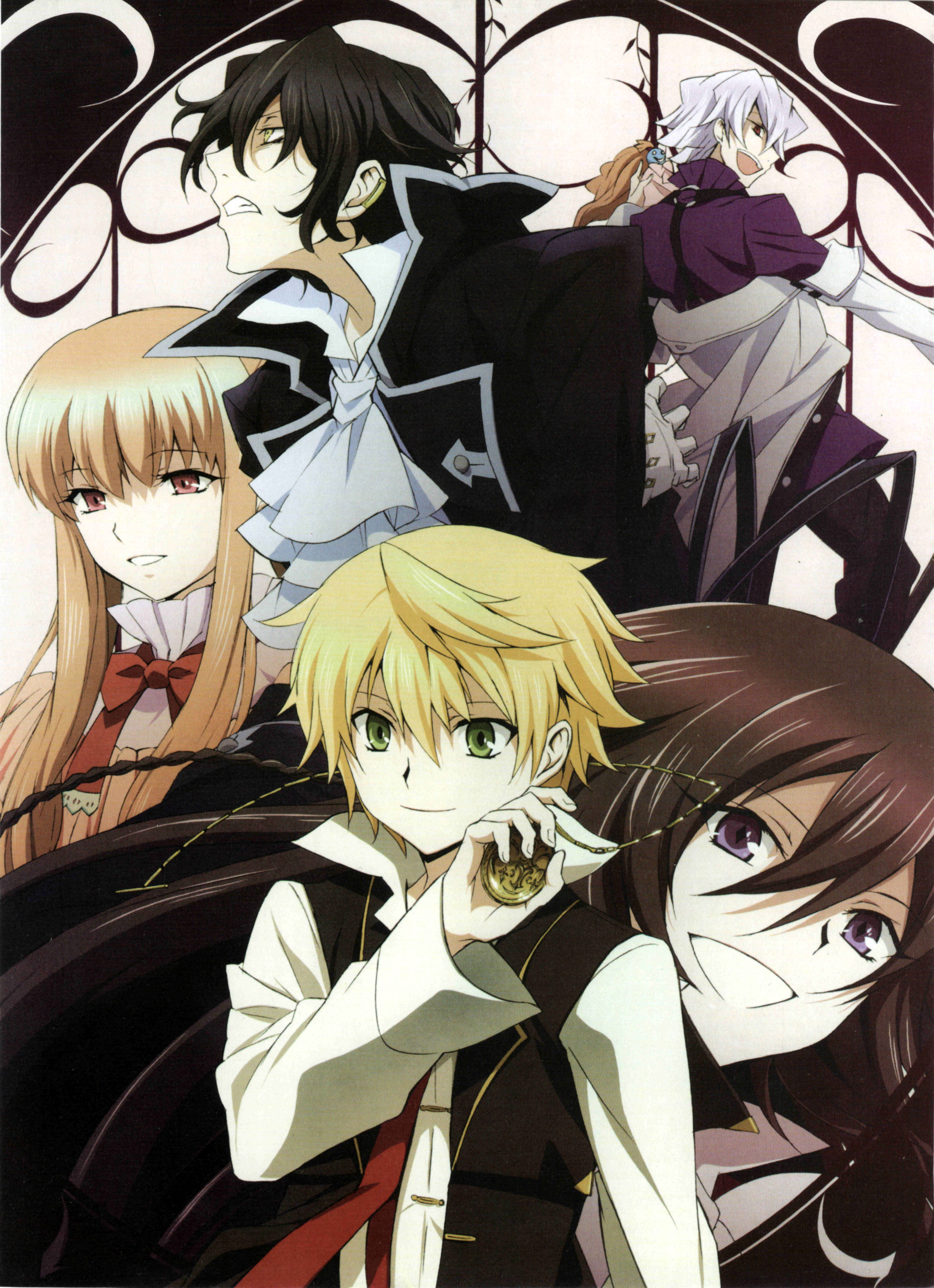 Amazon.com: Anime Pandora Hearts Home Decor Wall Scroll Poster Fabric  Painting Oz.Vessalius/Jack Vessalius/Ada Vessalius 23.6 x 35.4 Inches-051:  Posters & Prints