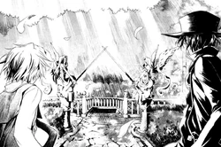 A strange mansion appears