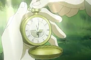 Oz turns on the melody of pocket watch