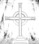 Lacie's tomb as it appeared 100 years ago