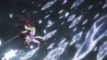 Dominique defeats the vampires