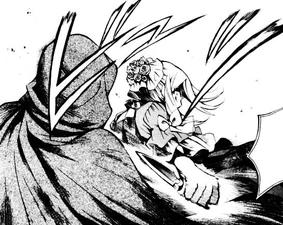 Lottie attacking Jack in the manga.