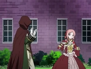 The changed scene in the anime.