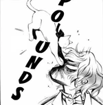 Snowdrop lands on Gilbert.