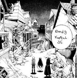 Stadt Sablier nach 100 Jahren