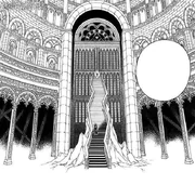 Der Raum, der zum Tor der Baskervilles führt