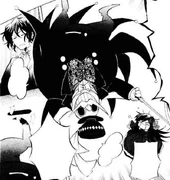 Ein großer, runder Mann erscheint