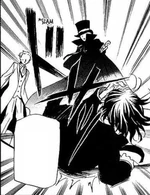 Xai pushes Gilbert away.