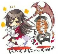 Alice dragging Mochizuki