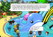 Part of his dialogue from Billy the Little Whale.