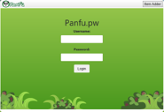 Login page