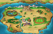 Panfu's old map as seen in the Time Travel quest (2011)