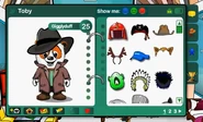 Early version of the inventory shown in the tutorial