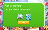 Reward popup
