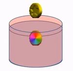 Hitboxes of the secret and the center coin only