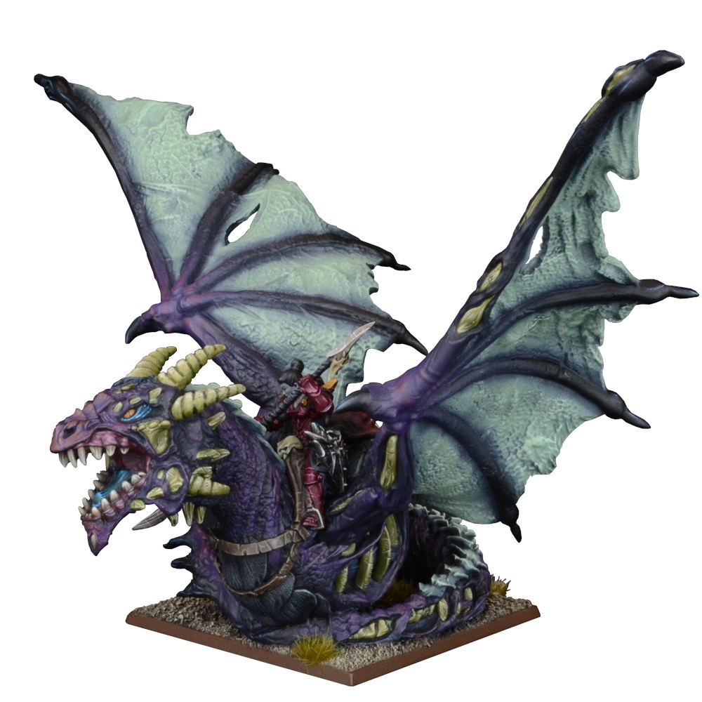 vampire lord on zombie dragon