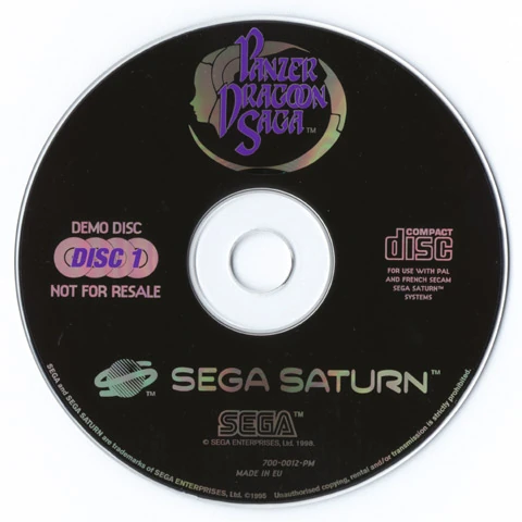 Panzer Dragoon Saga Demo Disc (PAL) | Panzer Dragoon Wiki | Fandom