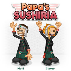 Jogo Sushi Cafe Papa Louis (Papa's Sushiria)