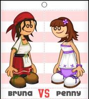 Round 1 Match 3 Pepperoni Division Girls: Bruna Romano VS Penny