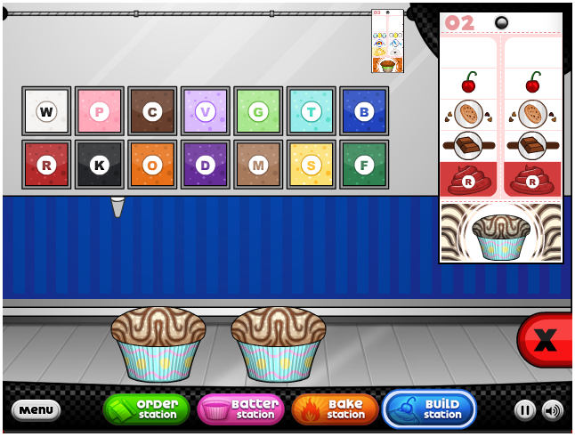 PAPA'S CUPCAKERIA jogo online gratuito em