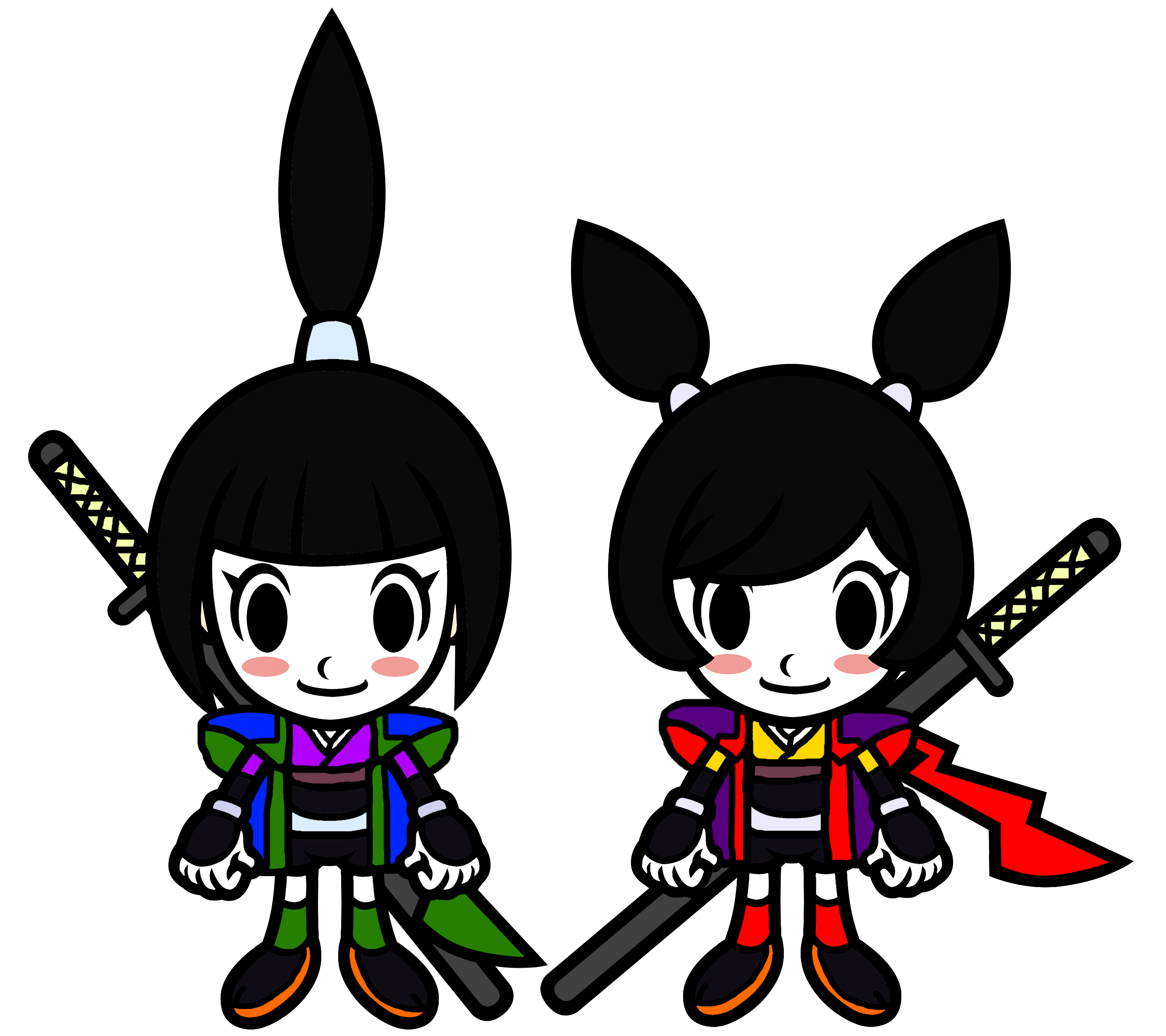Karate Kat & Karate Ana | Paper Shin a.k.a Keroro Gunsou Wiki | Fandom