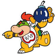 Bowser Jr. with Bob-Omb