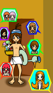 Sasuke goes to women's bath
