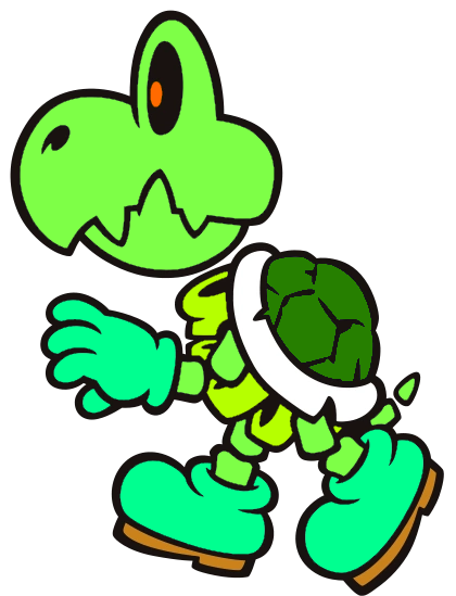 Green Dry Bones | Paper Shin a.k.a Keroro Gunsou Wiki | Fandom