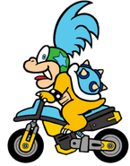 Larry Koopa driving