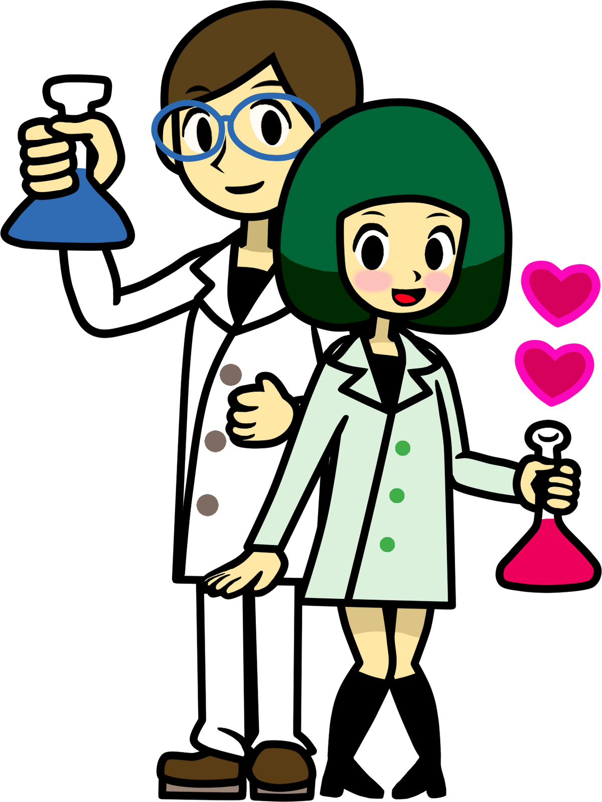 Love Tester Reaction 2 Keroro and Nurse Dot by
